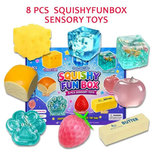 The Squishy Fun Box: 8 Viral Squishies in One Box