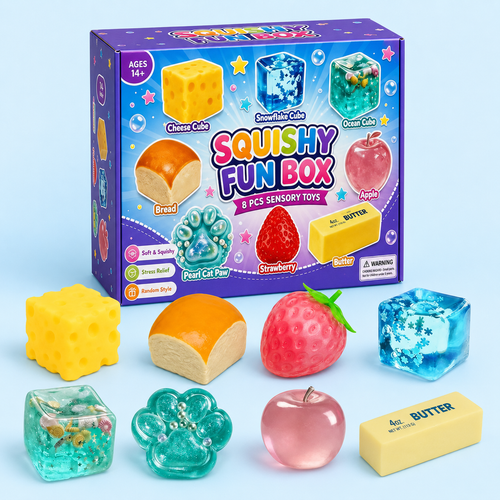 The Squishy Fun Box: 8 Viral Squishies in One Box